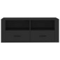 Mobile Porta TV Nero 100x35x40 cm in Legno Multistrato Mobile Porta TV Nero 100x35x40 cm in Legno Multistrato