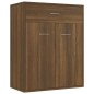 Credenza Rovere Marrone 60x30x75 cm in Legno Multistrato Credenza Rovere Marrone 60x30x75 cm in Legno Multistrato