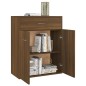 Credenza Rovere Marrone 60x30x75 cm in Legno Multistrato Credenza Rovere Marrone 60x30x75 cm in Legno Multistrato