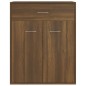 Credenza Rovere Marrone 60x30x75 cm in Legno Multistrato Credenza Rovere Marrone 60x30x75 cm in Legno Multistrato
