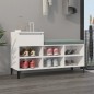 Scarpiera Bianco Lucido 102x36x60 cm in Legno Multistrato Scarpiera Bianco Lucido 102x36x60 cm in Legno Multistrato