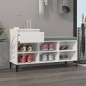 Scarpiera Bianco Lucido 102x36x60 cm in Legno Multistrato Scarpiera Bianco Lucido 102x36x60 cm in Legno Multistrato