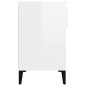 Scarpiera Bianco Lucido 102x36x60 cm in Legno Multistrato Scarpiera Bianco Lucido 102x36x60 cm in Legno Multistrato