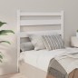 Testiera per Letto Bianca 106x4x100cm in Legno Massello di Pino Testiera per Letto Bianca 106x4x100cm in Legno Massello di Pino