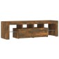 Mobile Porta TV con Luci LED Rovere Fumo 60x38,5x48 cm Mobile Porta TV con Luci LED Rovere Fumo 60x38,5x48 cm