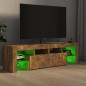 Mobile Porta TV con Luci LED Rovere Fumo 60x38,5x48 cm Mobile Porta TV con Luci LED Rovere Fumo 60x38,5x48 cm