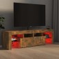 Mobile Porta TV con Luci LED Rovere Fumo 60x38,5x48 cm Mobile Porta TV con Luci LED Rovere Fumo 60x38,5x48 cm