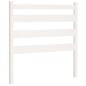Testiera per Letto Bianca 106x4x100cm in Legno Massello di Pino Testiera per Letto Bianca 106x4x100cm in Legno Massello di Pino