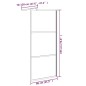Parete Doccia Walk in 80x195 cm in Vetro Smerigliato ESG Nero Parete Doccia Walk in 80x195 cm in Vetro Smerigliato ESG Nero