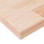 Ripiano 100x20x2,5 cm Legno Massello di Rovere Non Trattato