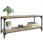 Mobile TV Rovere Sonoma 100x33x41cm Legno Multistrato e Acciaio Mobile TV Rovere Sonoma 100x33x41cm Legno Multistrato e Acciaio