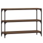 Libreria Rovere Marrone 100x33x70,5cm Legno Multistrato Acciaio Libreria Rovere Marrone 100x33x70,5cm Legno Multistrato Acciaio