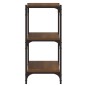 Libreria Rovere Marrone 100x33x70,5cm Legno Multistrato Acciaio Libreria Rovere Marrone 100x33x70,5cm Legno Multistrato Acciaio