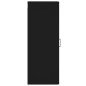 Armadietto Pensile a Muro Nero 34,5x34x90 cm Legno Multistrato Armadietto Pensile a Muro Nero 34,5x34x90 cm Legno Multistrato