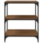 vidaXL Libreria Rovere Marrone 60x33x70,5 cm Legno Multistrato Acciaio vidaXL Libreria Rovere Marrone 60x33x70,5 cm Legno Multistrato Acciaio