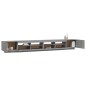 Set Mobili TV 3 pz con Luci LED Grigio Sonoma Legno Multistrato Set Mobili TV 3 pz con Luci LED Grigio Sonoma Legno Multistrato