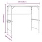 Gazebo con Tetto 220x110x200 cm Crema Gazebo con Tetto 220x110x200 cm Crema