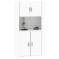 Credenza Bianca in Legno Multistrato Credenza Bianca in Legno Multistrato