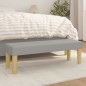 Panca Grigio Chiaro 100x30x30 cm in Tessuto Panca Grigio Chiaro 100x30x30 cm in Tessuto
