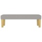 Panca Grigio Chiaro 100x30x30 cm in Tessuto Panca Grigio Chiaro 100x30x30 cm in Tessuto
