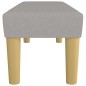 Panca Grigio Chiaro 100x30x30 cm in Tessuto Panca Grigio Chiaro 100x30x30 cm in Tessuto