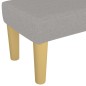 Panca Grigio Chiaro 100x30x30 cm in Tessuto Panca Grigio Chiaro 100x30x30 cm in Tessuto