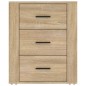 Comodino Rovere Sonoma 50x36x60 cm in Legno Multistrato