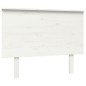 Testiera per Letto Bianca 104x6x82,5 cm Legno Massello di Pino Testiera per Letto Bianca 104x6x82,5 cm Legno Massello di Pino