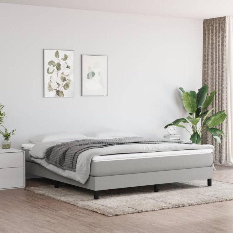 Materasso a Molle Insacchettate Grigio Chiaro 160x200x20 cm Materasso a Molle Insacchettate Grigio Chiaro 160x200x20 cm