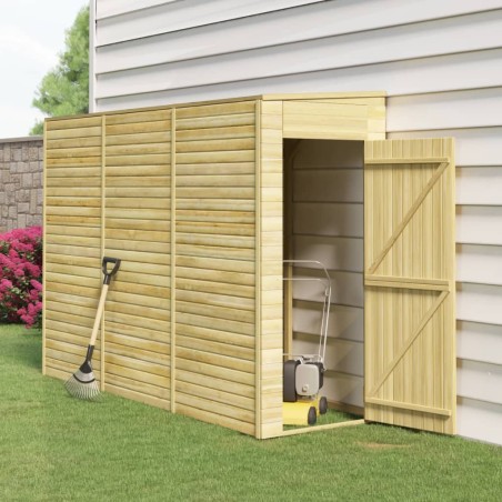 Capanno da Giardino 100x310x218 cm in Legno di Pino Impregnato