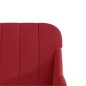 Panca Rosso Vino 110x76x80 cm in Velluto Panca Rosso Vino 110x76x80 cm in Velluto