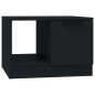 Tavolino da Salotto Nero 50x50x36 cm in Legno Multistrato Tavolino da Salotto Nero 50x50x36 cm in Legno Multistrato