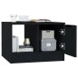 Tavolino da Salotto Nero 50x50x36 cm in Legno Multistrato Tavolino da Salotto Nero 50x50x36 cm in Legno Multistrato