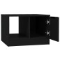 Tavolino da Salotto Nero 50x50x36 cm in Legno Multistrato Tavolino da Salotto Nero 50x50x36 cm in Legno Multistrato