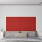 Pannelli Murali 12 pz Rosso Vino 90x30 cm in Similpelle 3,24 m² Pannelli Murali 12 pz Rosso Vino 90x30 cm in Similpelle 3,24 m²