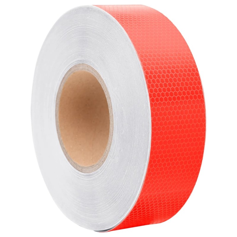 Nastro Riflettente Rosso 5 cm x 50 m PVC Nastro Riflettente Rosso 5 cm x 50 m PVC
