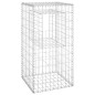 Cesto a Gabbione a Torre 50x50x100 cm in Ferro