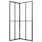 Cabina Doccia ESG Semi Smerigliato 90x70x180 cm Nera Cabina Doccia ESG Semi Smerigliato 90x70x180 cm Nera
