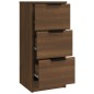 Credenze 3 pz Rovere Marrone in Legno Multistrato Credenze 3 pz Rovere Marrone in Legno Multistrato
