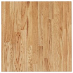 Piano Tavolo Quadrato Marrone Chiaro 80x80x1,5 Rovere Trattato