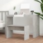 Sgabello Toeletta Grigio Cemento 70x35x45 cm Legno Multistrato Sgabello Toeletta Grigio Cemento 70x35x45 cm Legno Multistrato