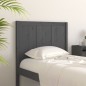 Testiera per Letto Grigia 95,5x4x100 cm Legno Massello di Pino Testiera per Letto Grigia 95,5x4x100 cm Legno Massello di Pino