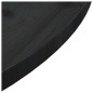 Piano Tavolo Nero Ø80x2,5 cm in Legno Massello di Pino Piano Tavolo Nero Ø80x2,5 cm in Legno Massello di Pino