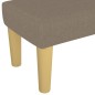 vidaXL Panca Tortora 100x30x30 cm in Tessuto vidaXL Panca Tortora 100x30x30 cm in Tessuto