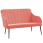 Panca Rosa 110x76x80 cm in Velluto Panca Rosa 110x76x80 cm in Velluto