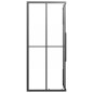 Cabina Doccia ESG Semi Smerigliato 80x70x180 cm Nera Cabina Doccia ESG Semi Smerigliato 80x70x180 cm Nera