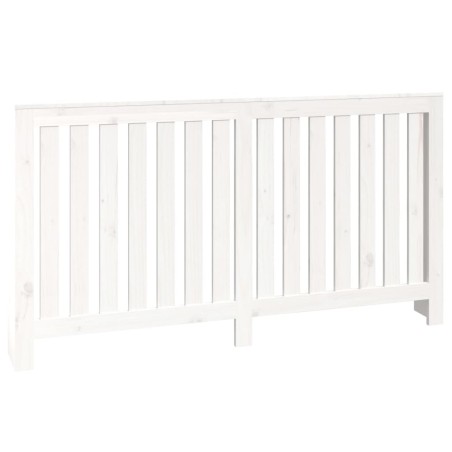 Copertura Termosifone Bianca 153x19x84 cm Legno Massello Pino