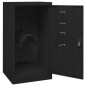 Armadio Porta Sella Nero 53x53x105 cm in Acciaio Armadio Porta Sella Nero 53x53x105 cm in Acciaio