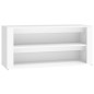 Scarpiera Bianca 100x35x45 cm in Legno Multistrato Scarpiera Bianca 100x35x45 cm in Legno Multistrato