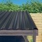 Pannelli Tetto 36pz Acciaio Verniciato Polvere 80x36 Antracite Pannelli Tetto 36pz Acciaio Verniciato Polvere 80x36 Antracite